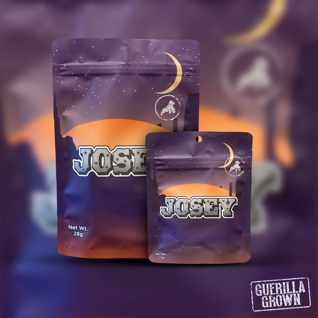 Photograph of product: Guerilla Grown | Josey Whales | 28g Flower