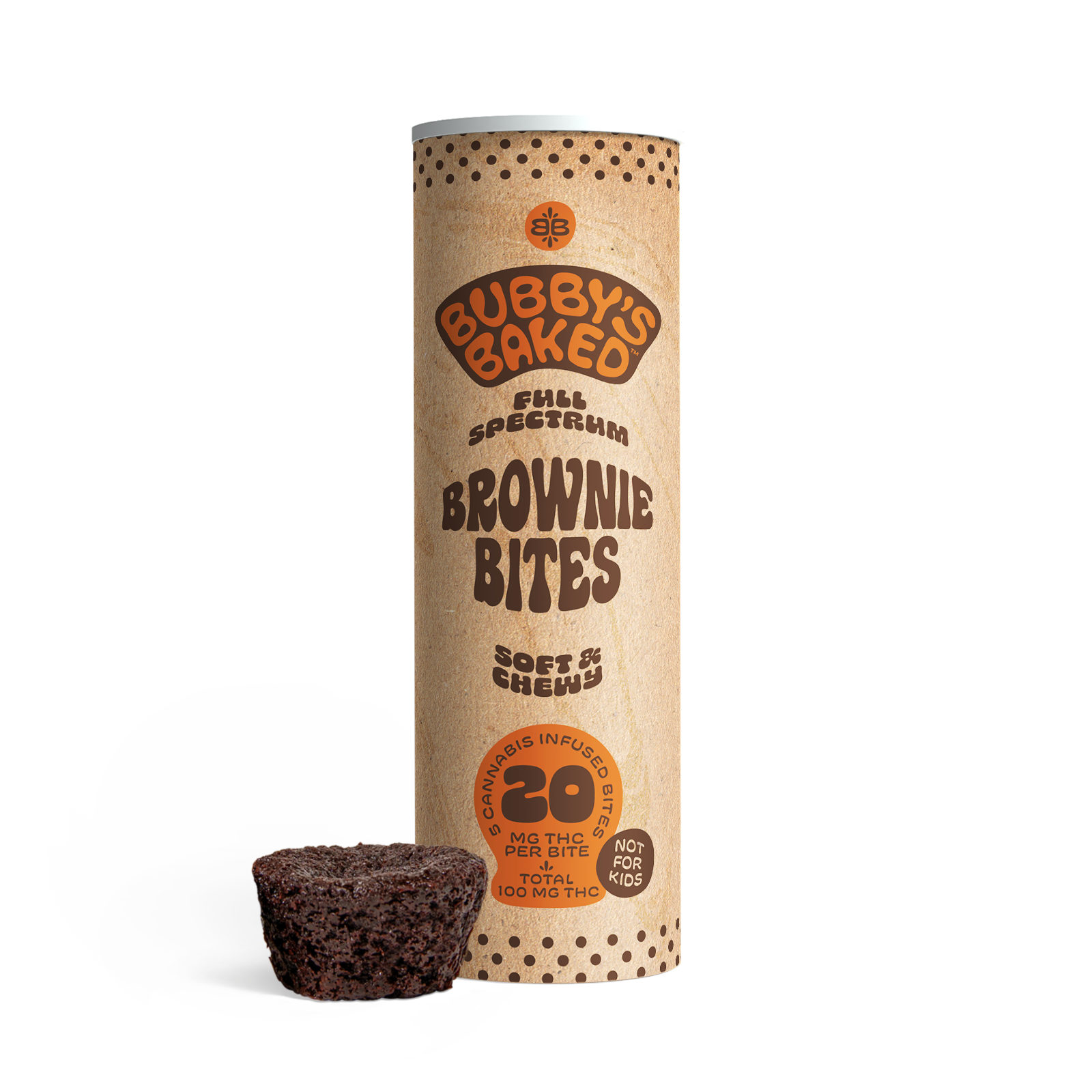 Photograph of product: Brownie Bites [5pk] (100mg TH-oui)