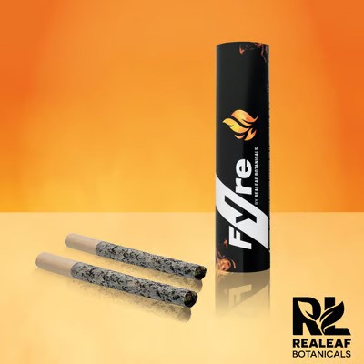 Photograph of product: Fyre OG | Pre-Roll Pack | Hybrid | 2pk