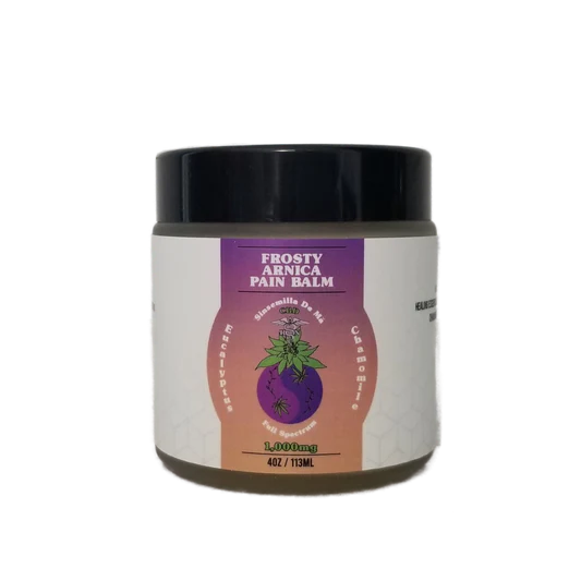 Photograph of Product: Sinsemilla | Full Spectrum | Frosty Arnica | 4oz Pain Balm