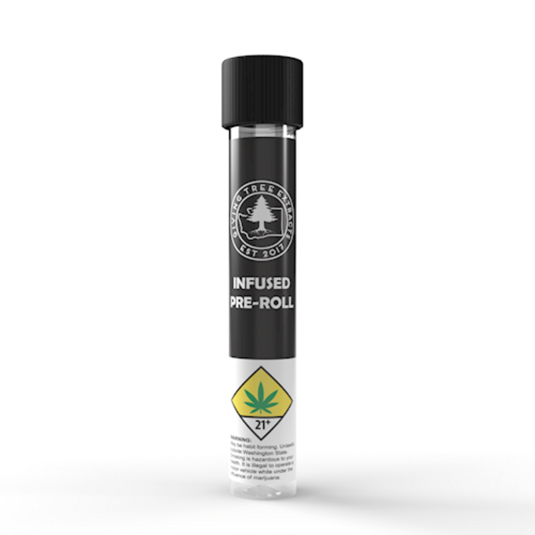 Photograph of Product: Bubble Gum Marker 2x.5g Bubble Hash Infused Pre Roll (Higher Elevation)