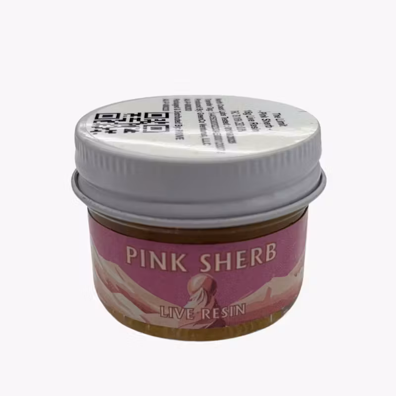 Photograph of product: The Limit - Concentrate au chocolat Rosin - (1g) - Hybrid - **PINK SHERB** (2/$25)