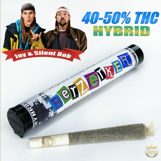Photograph of product: Caviar Gold - Infused Joint - (H) - Berzerker Cone