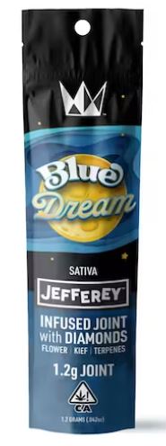 Photograph of product: WEST COAST CURE - INFUSED PREROLL - (JEFFEREY) - - SATIVA - BLUE DREAM