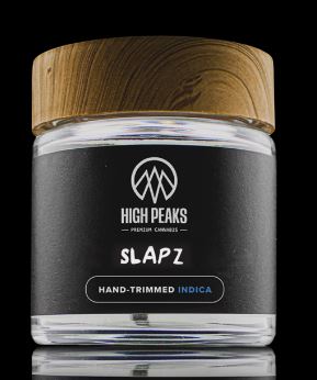 Photograph of product: HIGH PEAKS | JAR FLOWER | SLAPZ - 3.5g