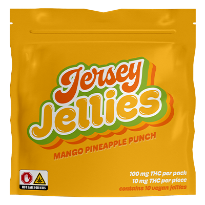 Photograph of product: Anytime Cured Resin Gummies Mango Pineapple Punch (Ten 10mg TH-oui)
