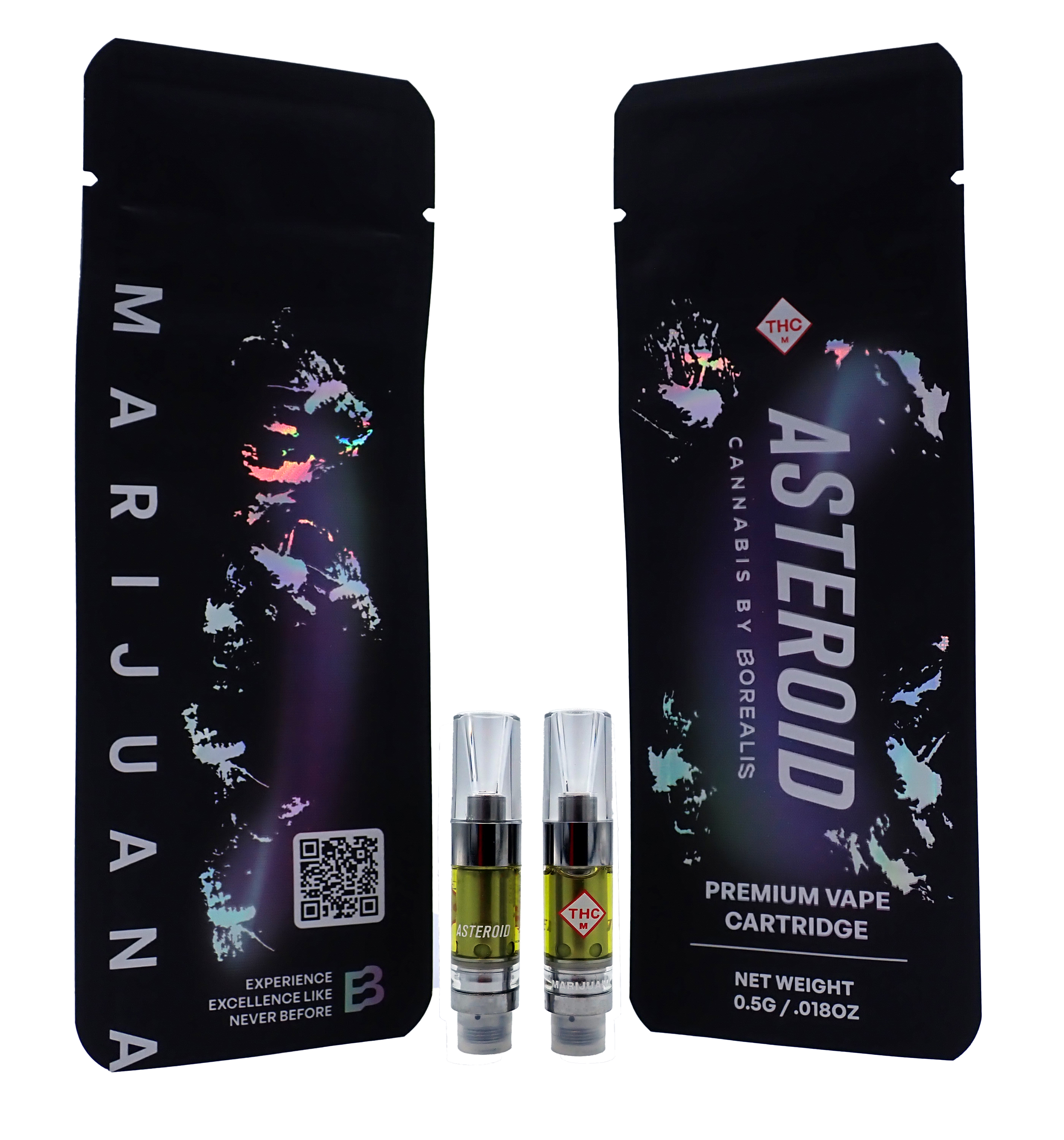 Photograph of product: Frosty Melon - Asteroid Oui'd - 0.5g Vape Cart