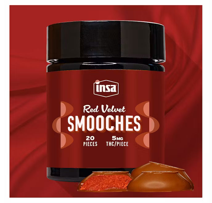 Photograph of Product: Smooches | Red Velvet | Infused Chocolates | 100mg