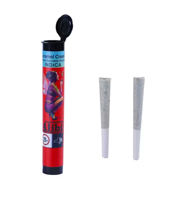 Photograph of product: Alibi | Caramel Cream | Infused Pre-Rolls 2PK 1g