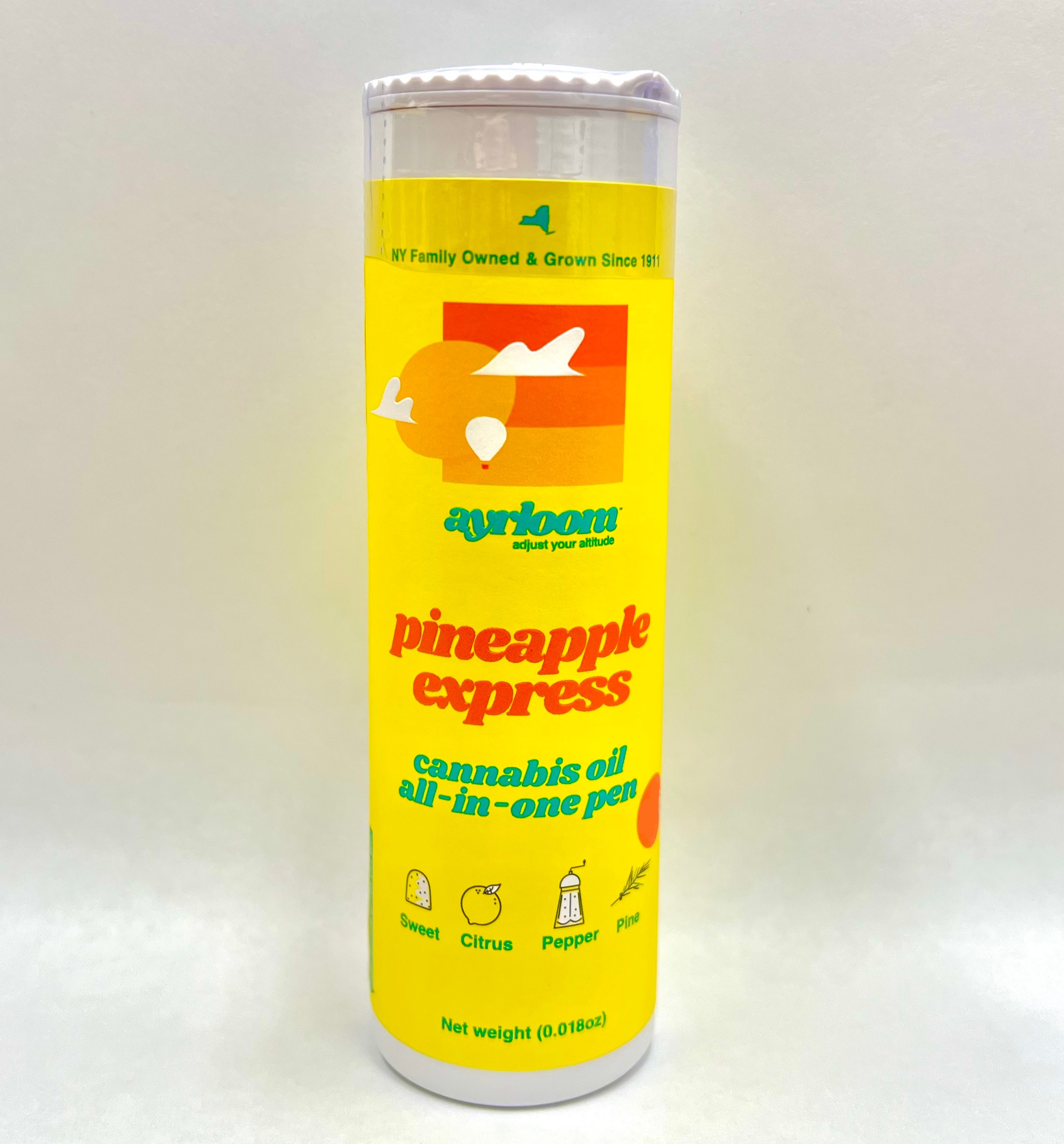 Photograph of product: Ayrloom All-In-One Vape - Pineapple Express