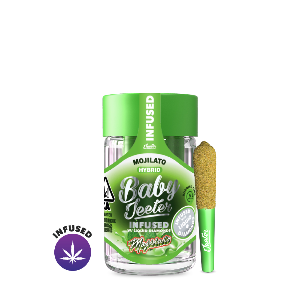 Photograph of instaPanelPhoto: Mojilato Baby Jeeter Infused Pre-Roll 5-pack | 2.5g