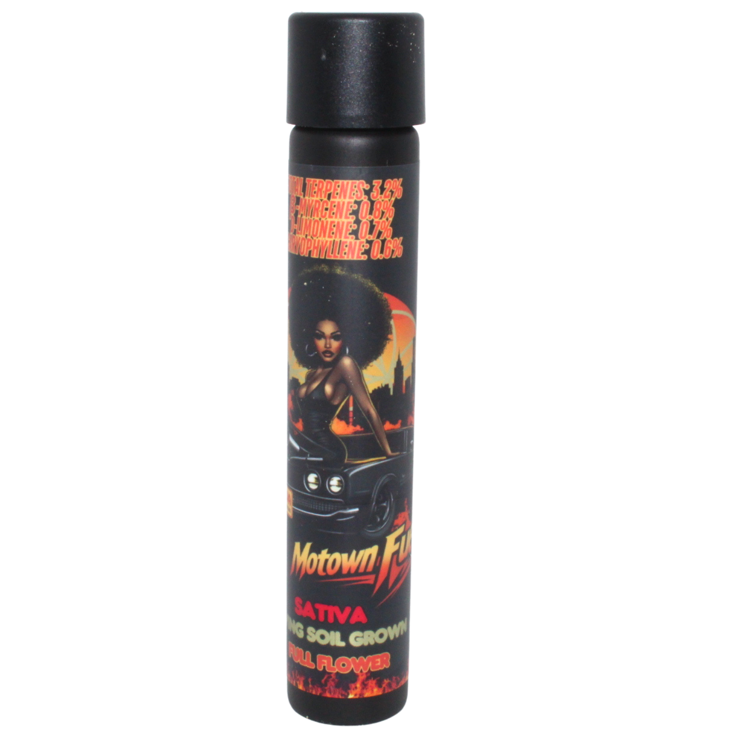 Photograph of product: FLOWER OF LIFE MOTOWN FUEL FULL FLOWER PREROLL