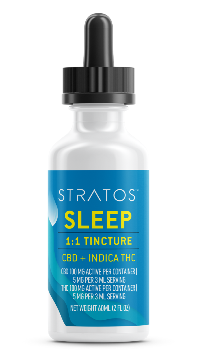 Photograph of product: Stratos Tincture Sleep Tangerine 1:1 100mg