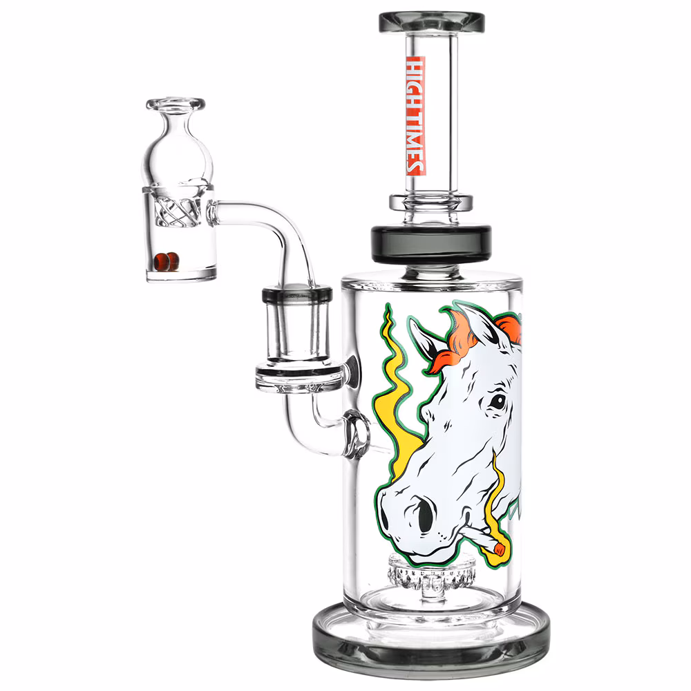 Photograph of product: High Times x Pulsar - High Horse Dab Rig Set - 9" - 14mm F