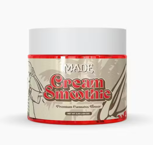 Photograph of product: Made Cream Smoothie Oui'd Hybrid Flower 3.5g