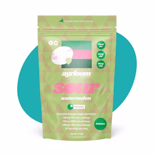 Photograph of product: Ayrloom | Sour Watermelon | 100mg TH-oui 100mg CBG 100mg CBD