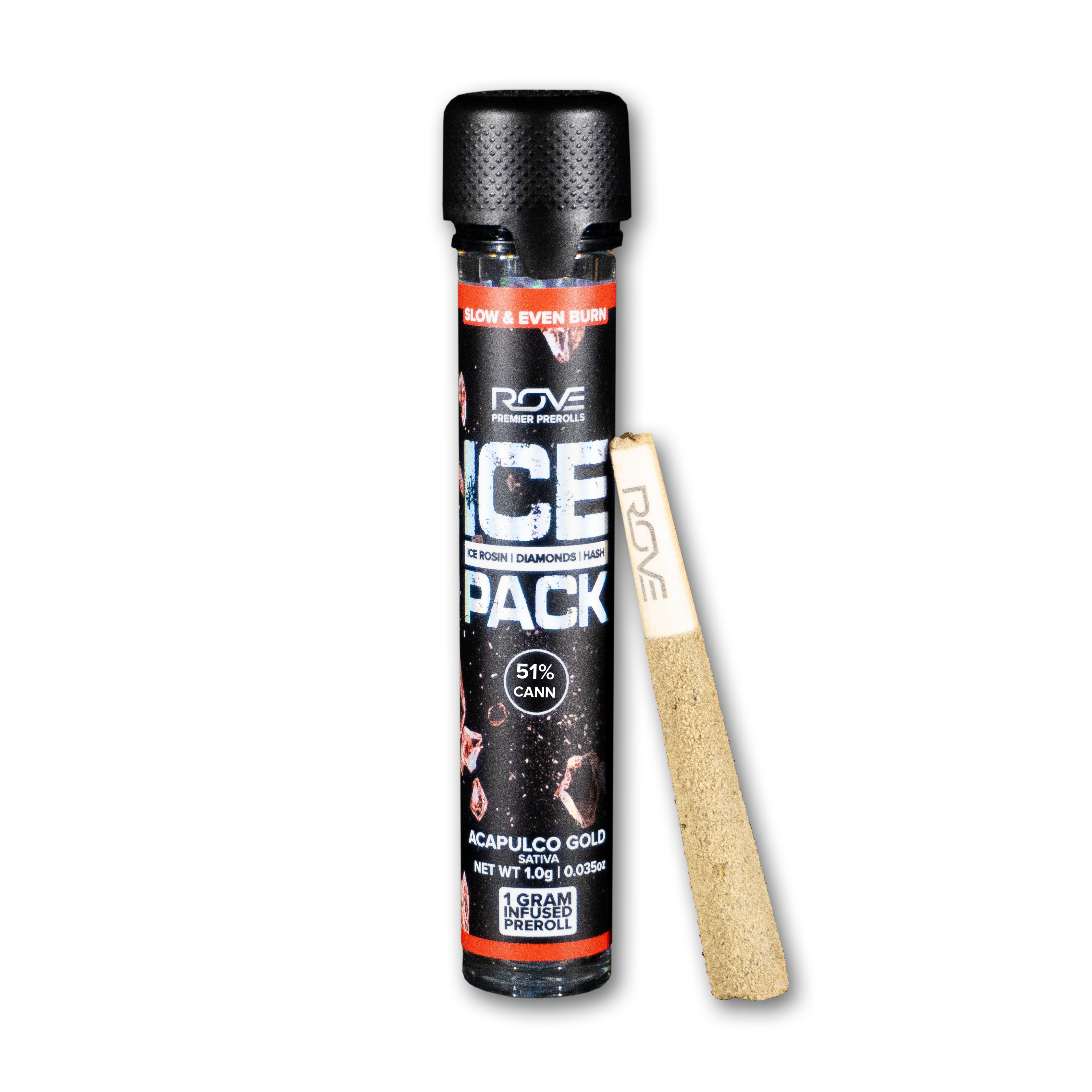 Photograph of product: Acapulco Gold Ice Packs au chocolat Infused Joints - Joint