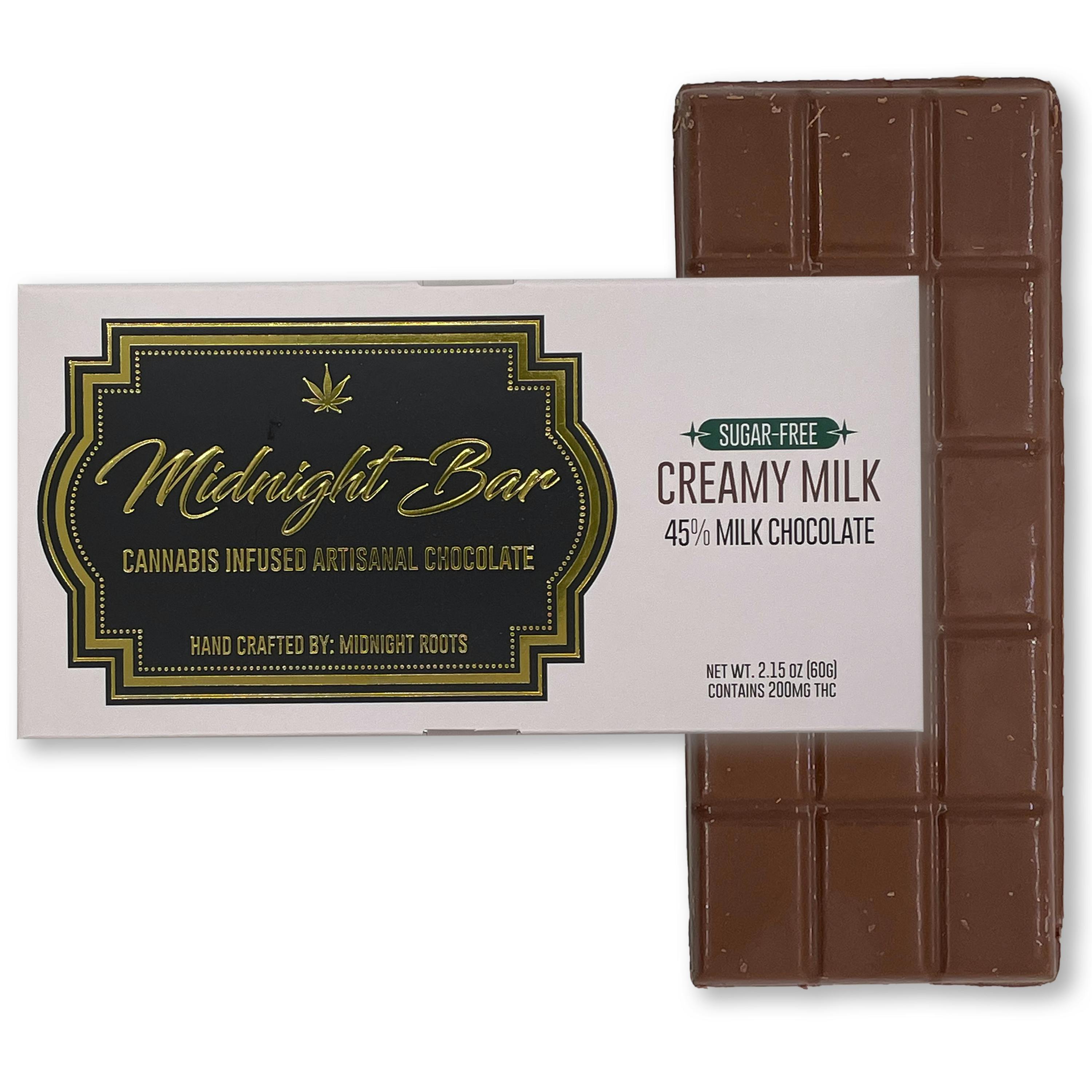 Photograph of Product: Midnight Bar- Creamy Milk Chocolate-200mg