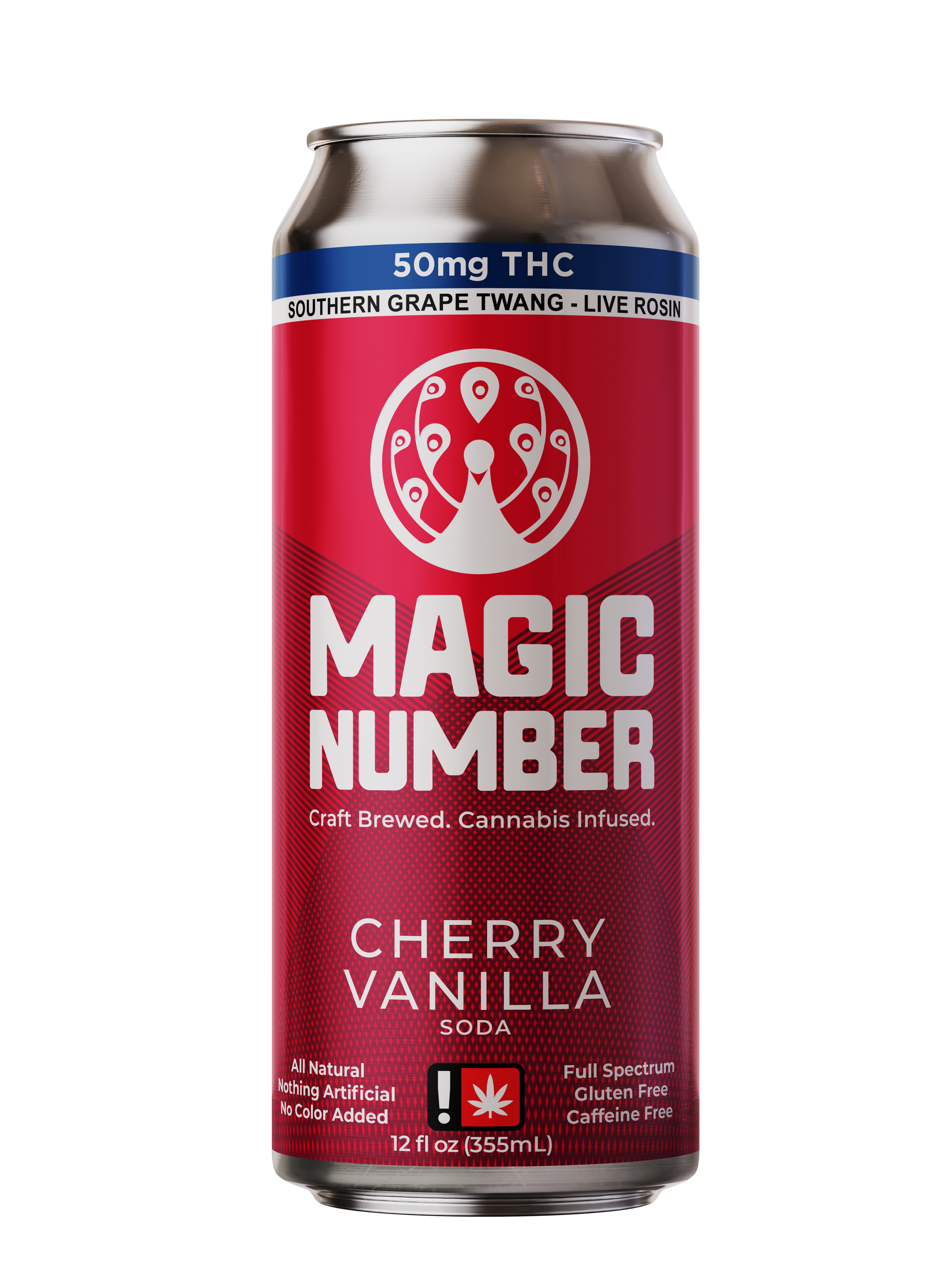 Photograph of product: Cherry Vanilla Live Resin Soda | 50mg