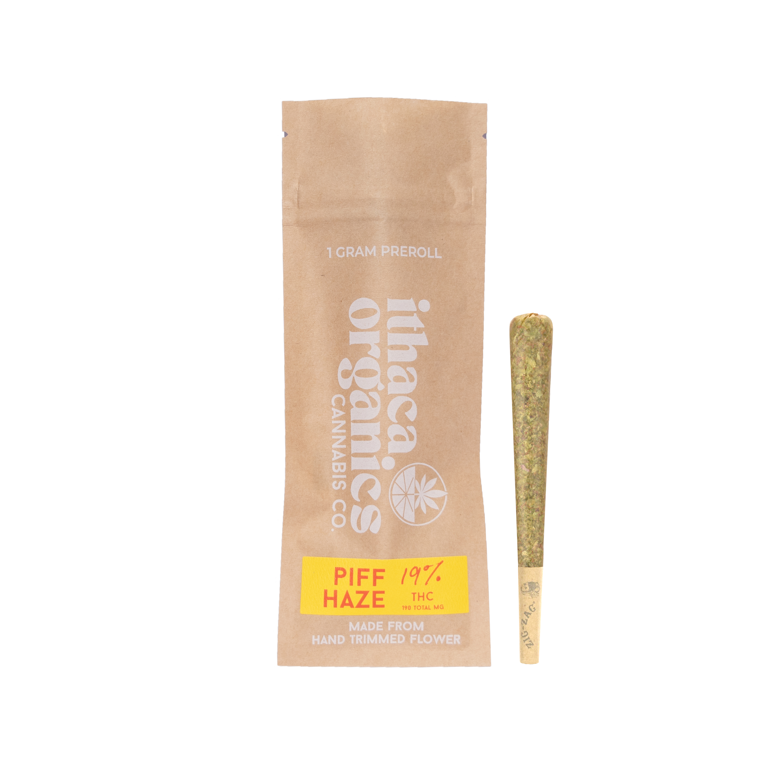 Photograph of product: Ithaca Organics | Pre Roll | Piff Haze
