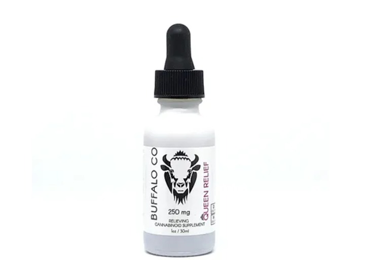 Photograph of product: Queen Relief 250mg Relieving Supplement - 250mg CBD