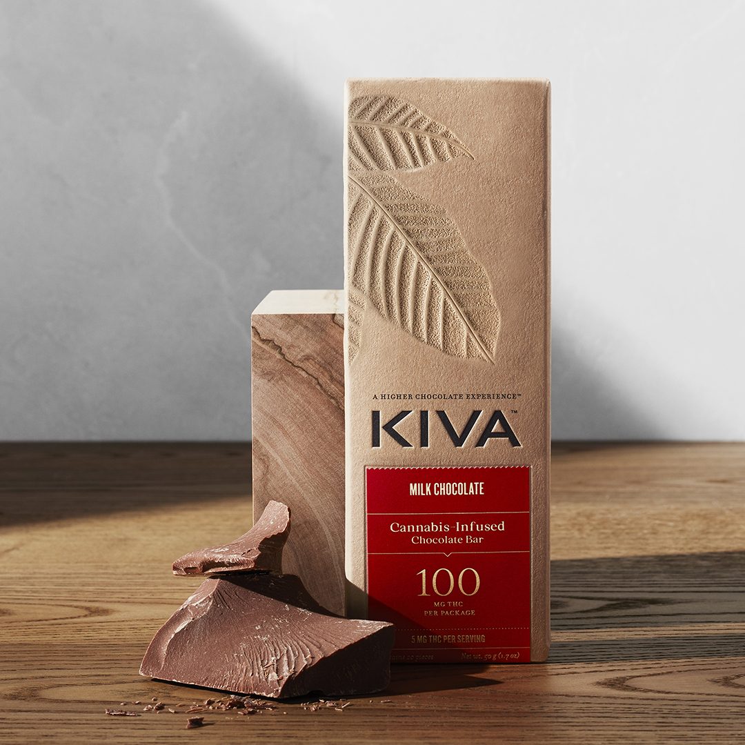 Photograph of product: KIVA - EDIBLE (CHOCOLATE) - - MILK CHOCOLATE