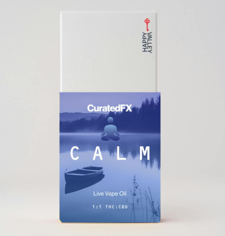 Photograph of product: Calm Live Vape Oil Cartridge
