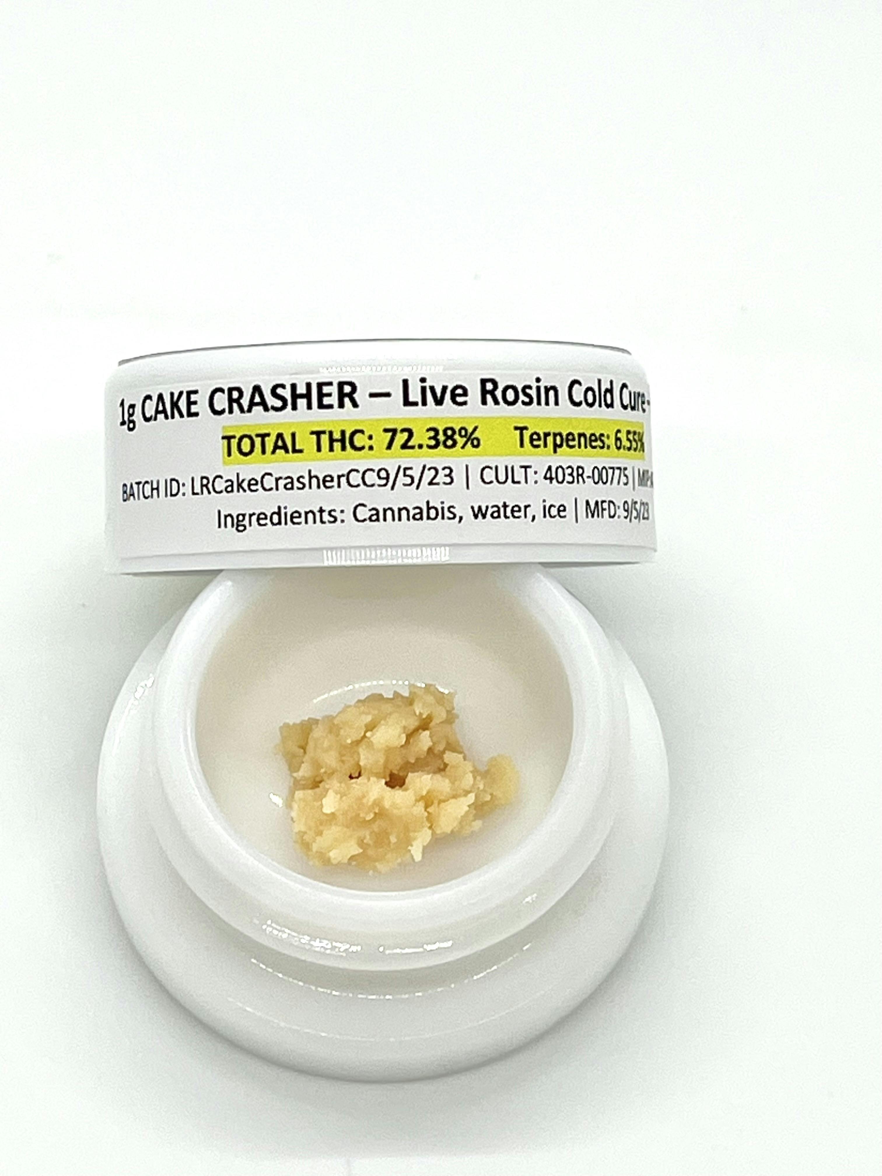 Photograph of product: TS Labs Cold Cured Live Rosin Badder - Cake Crasher