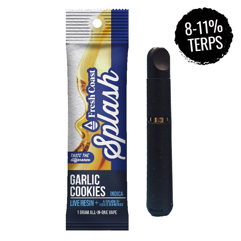 Photograph of product: Garlic Cookies | 1g Live Resin Disposable