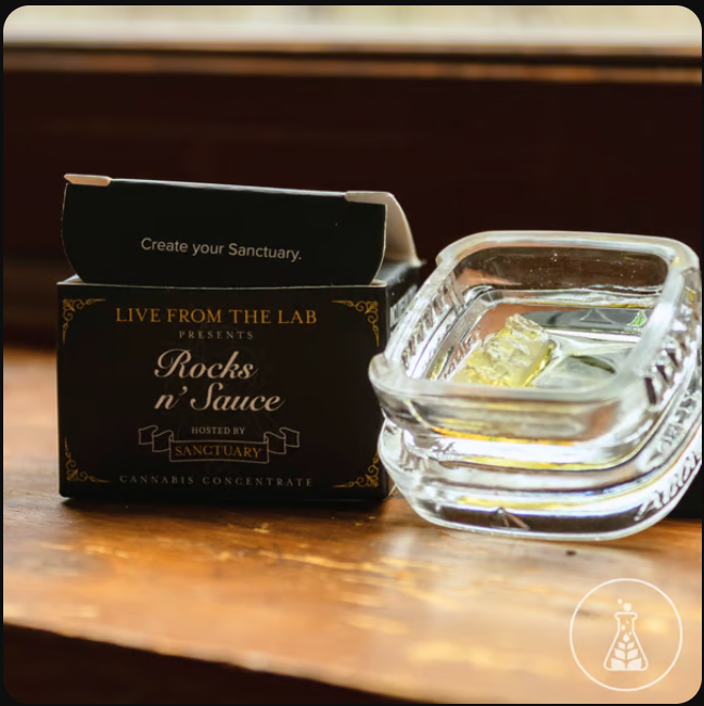 Photograph of product: Purple Urkle Diamond Concentrate in Sauce 1g (I)