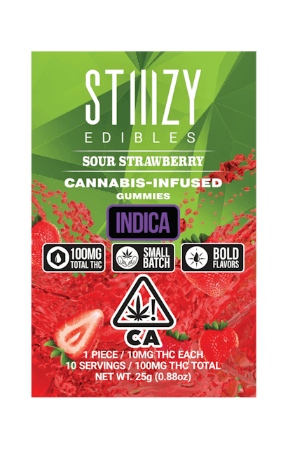 Photograph of product: Sour Strawberry | 100mg Gummies