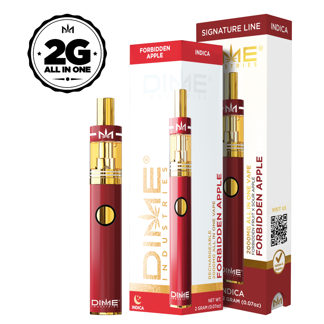 Photograph of product: Dime- Disposable Vape-Forbidden Apple