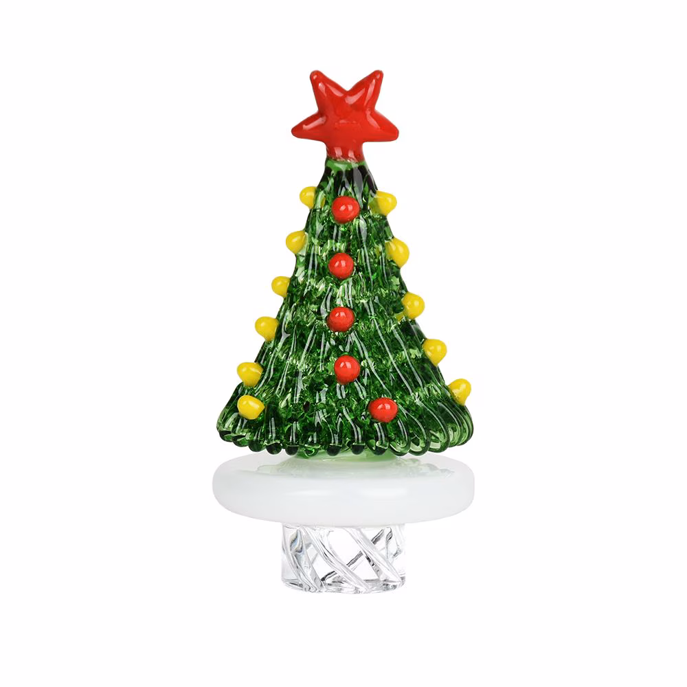 Photograph of product: Holly Jolly Tree Vortex Carb Cap | 35mm