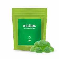 Photograph of product: Matter | Gummies | Apple | 100mg 1:4 TH-oui/CBD | 20 PACK