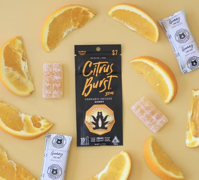 Photograph of product: Citrus Burst (1pc/100mg) Gummy [S]