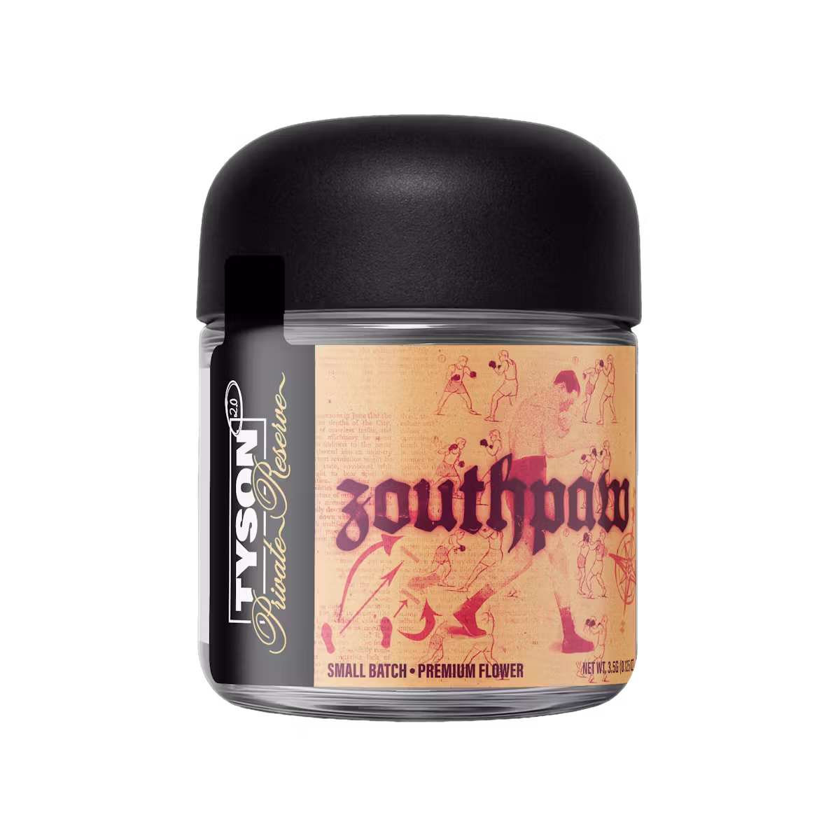 Photograph of product: Tyson 2.0 - Zouthpaw Reserve Indoor Flower Jar - 3.5g