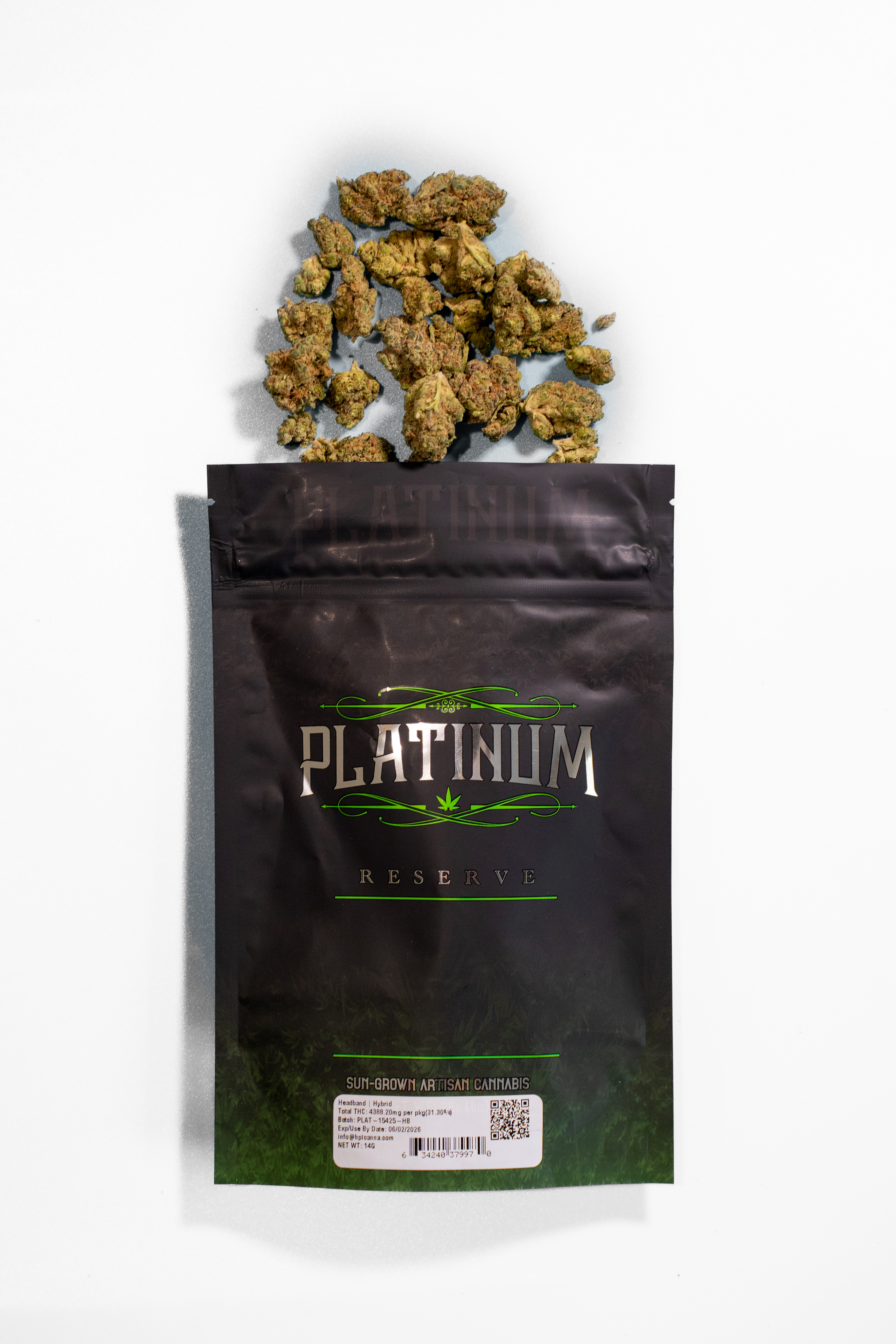 Photograph of product: Platinum Reserve | Headband | 14G Flower