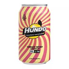Photograph of product: Hundo Strawberry Lemonade 100mg Beverage