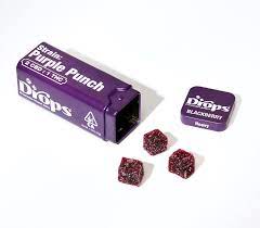 Photograph of product: Drops - Blackberry Purple Punch - 2:1 CBD/TH-oui - Gummy - 20ct - 100mg