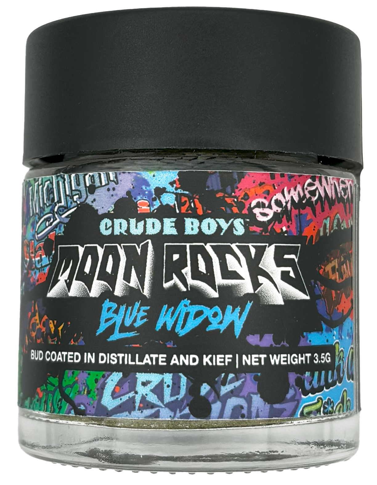 Photograph of product: Crude Boys | Blue Widow | Moon Rocks Concentrate - 3.5g
