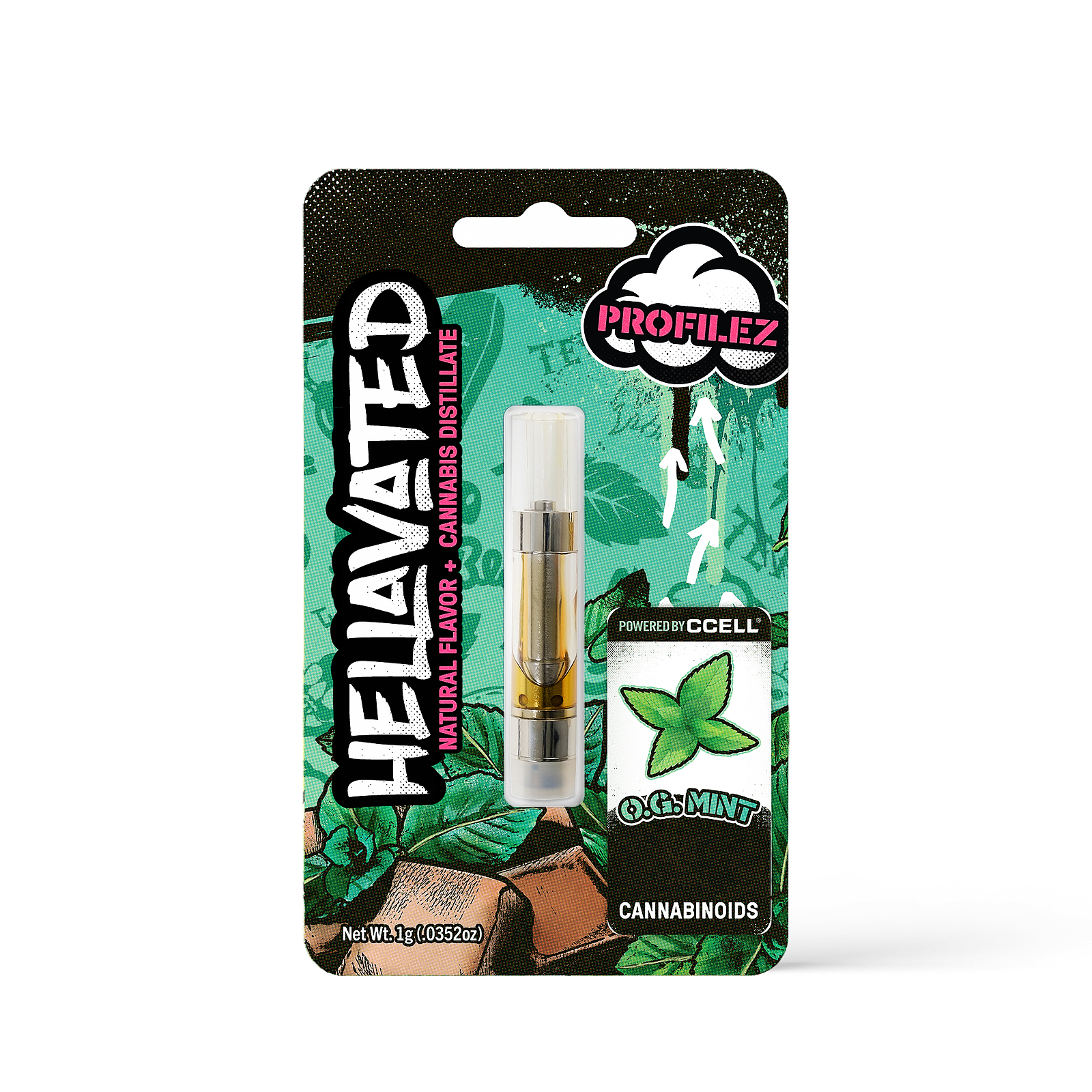 Photograph of product: Hellavated Cloud Bar 1G OG Mint