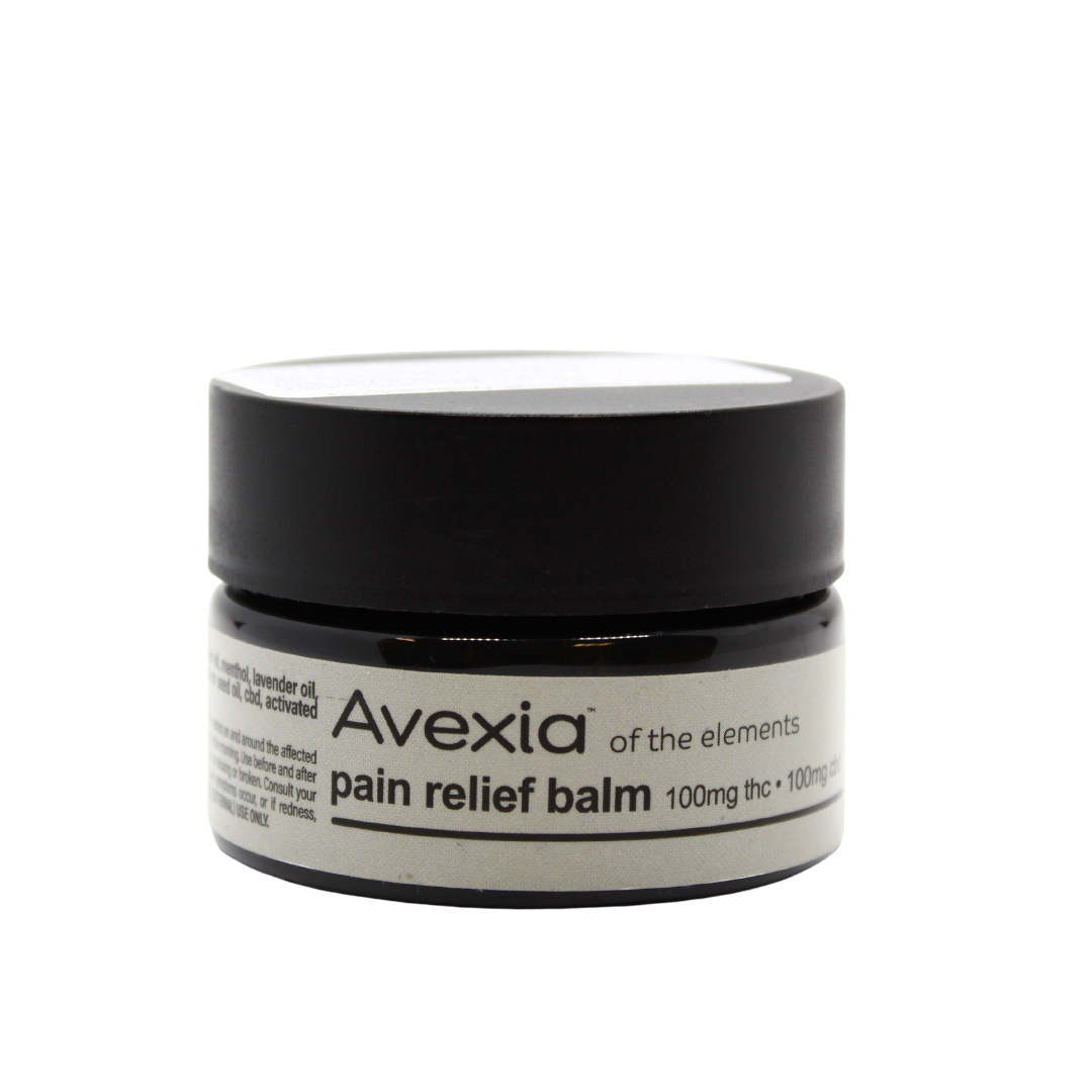 Photograph of product: Avexia Pain Relief Balm 1:1 CBD:TH-oui