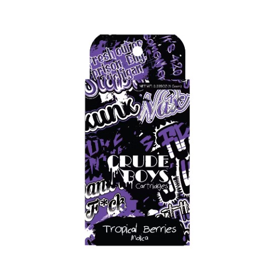 Photograph of product: Tropical Berries (I) | 1G Distillate Cartridge