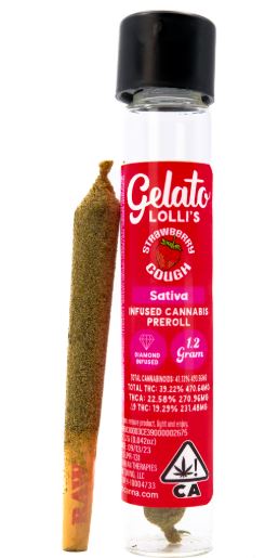 Photograph of product: 1.2G INFUSED - STRAWBERRY COUGH [S] LOLLI'S