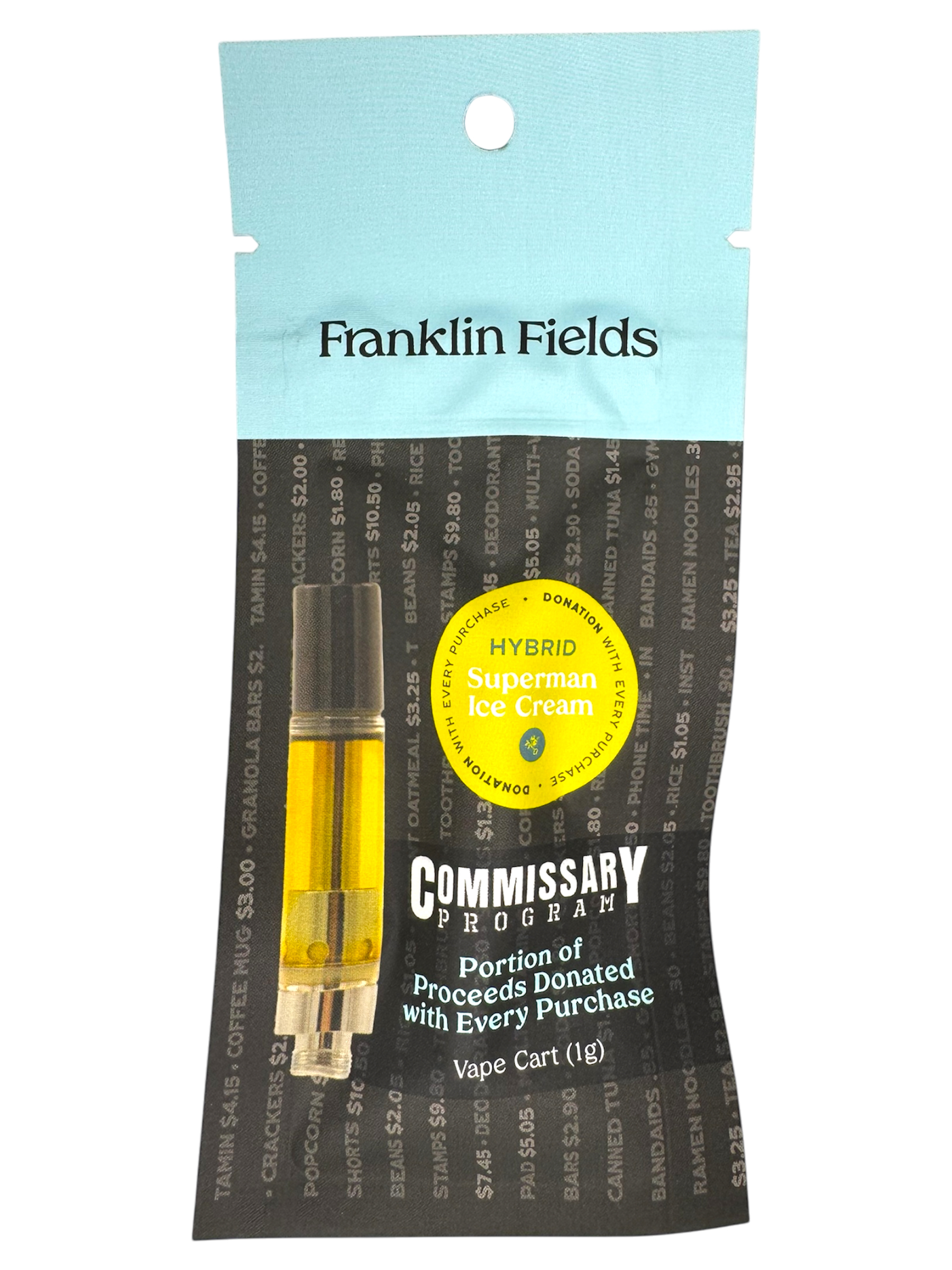 Photograph of product: Superman Ice Cream Cartridge