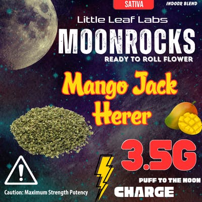 Photograph of product: MANGO JACK HERER 3.5G INFUSED PRE GROUND FLOWER