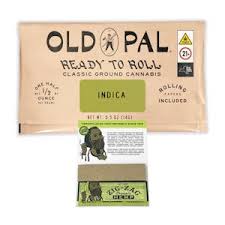 Photograph of product: Old Pal | Ground Flower | Oui'd | Larry OG | Papers and Crutches Included - 14g
