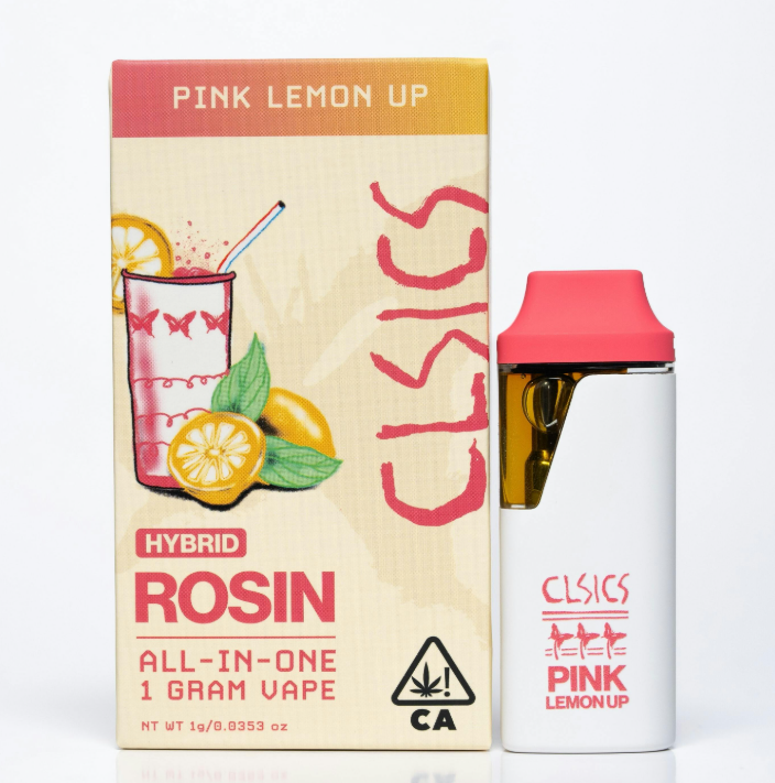 Photograph of product: CLSICS - 1g Live Rosin AIO - Pink Lemon Up