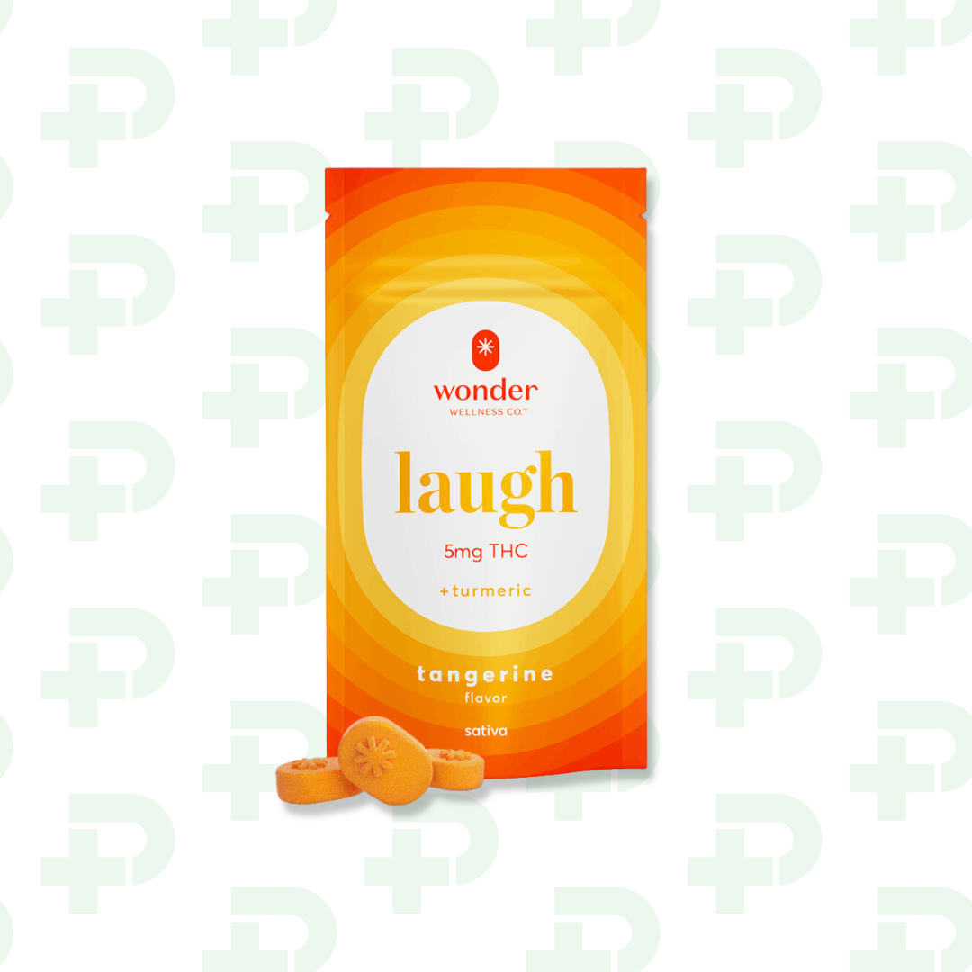 Photograph of product: Wonder Gummies 200mg - Laugh Tangerine