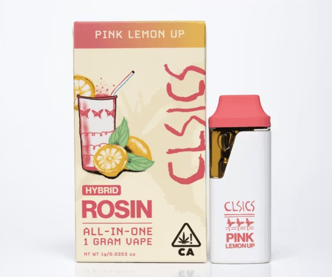 Photograph of product: CLSICS Live Rosin AIO 1g - Pink Lemon Up (H)